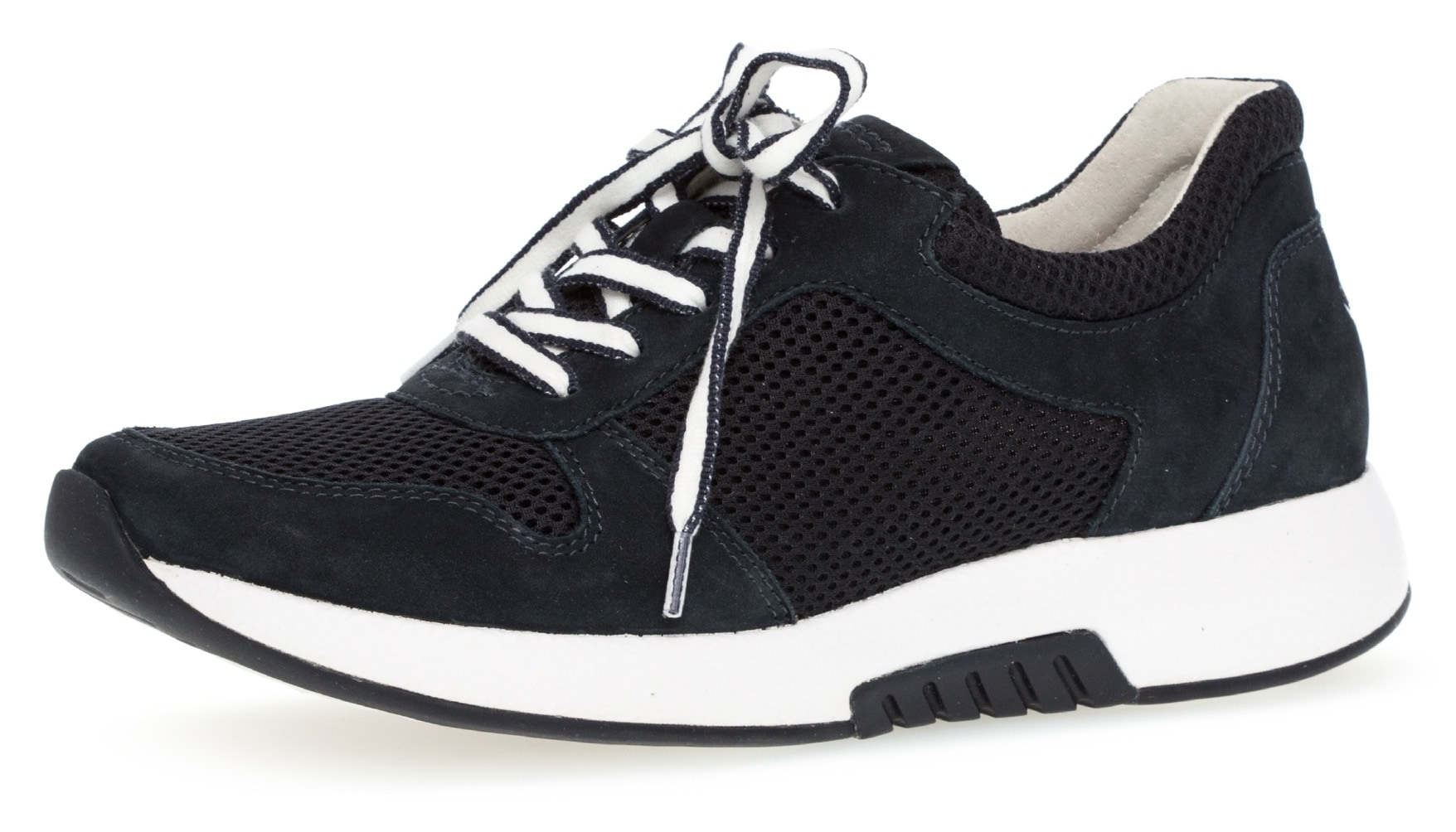 Gabor Rollingsoft Keilsneaker  , Freizeitschuh, Halbschuh, Schnürschuh mit Logo an der Ferse