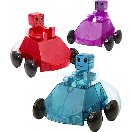 MAGNA-TILES racerbiler 3-pak