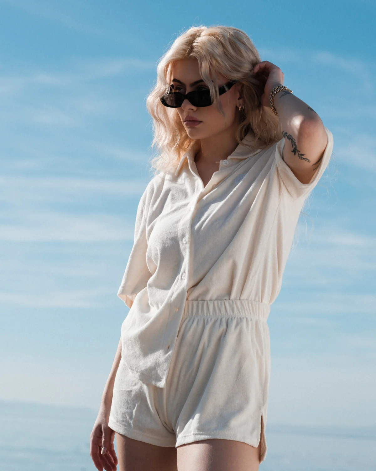 Bumpro Sundazed Terry Shirt Vanilla