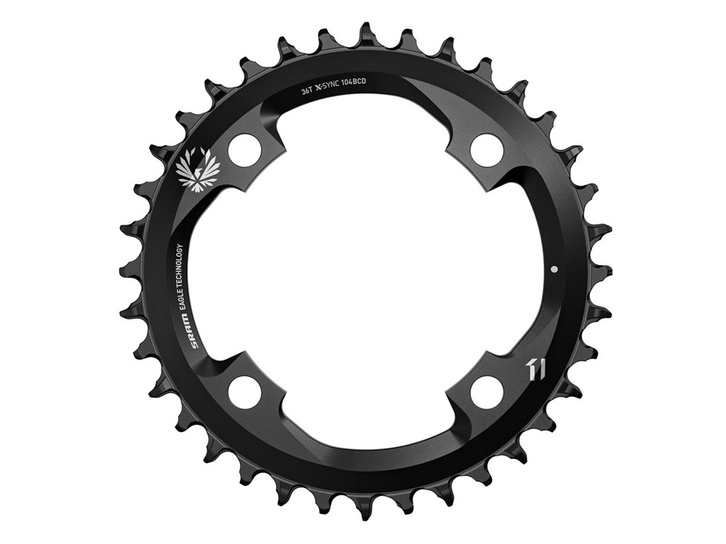 SRAM Eagle Ø104 Singlespeed 36T 4 Huls Klinge