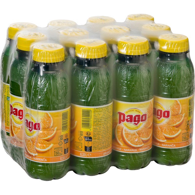Jus d'orange Pago - 33 cl - 12 bouteilles