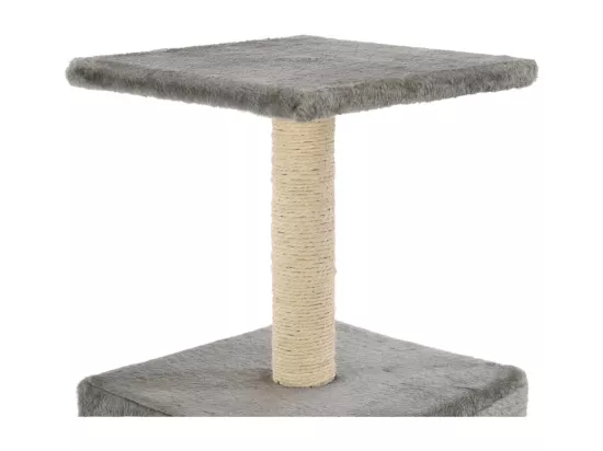 Arbre à chat avec griffoirs en sisal 55 cm Gris
