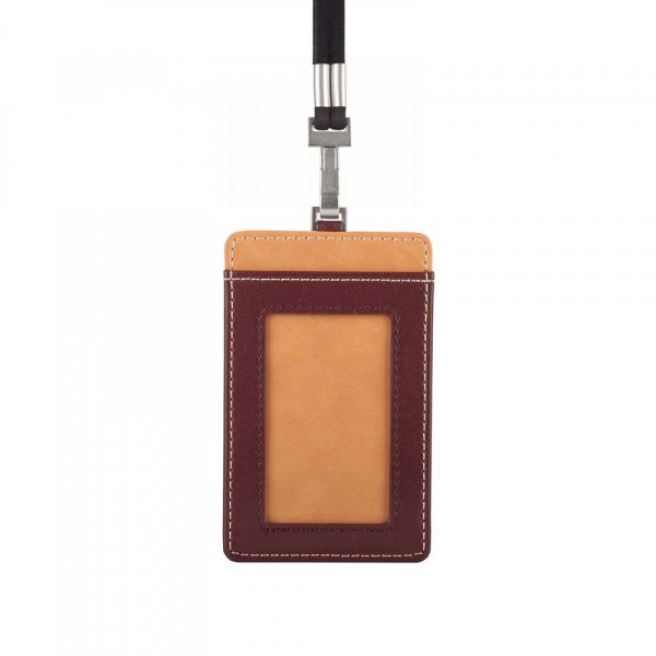 Moshi Badge Holder Burgundy Red