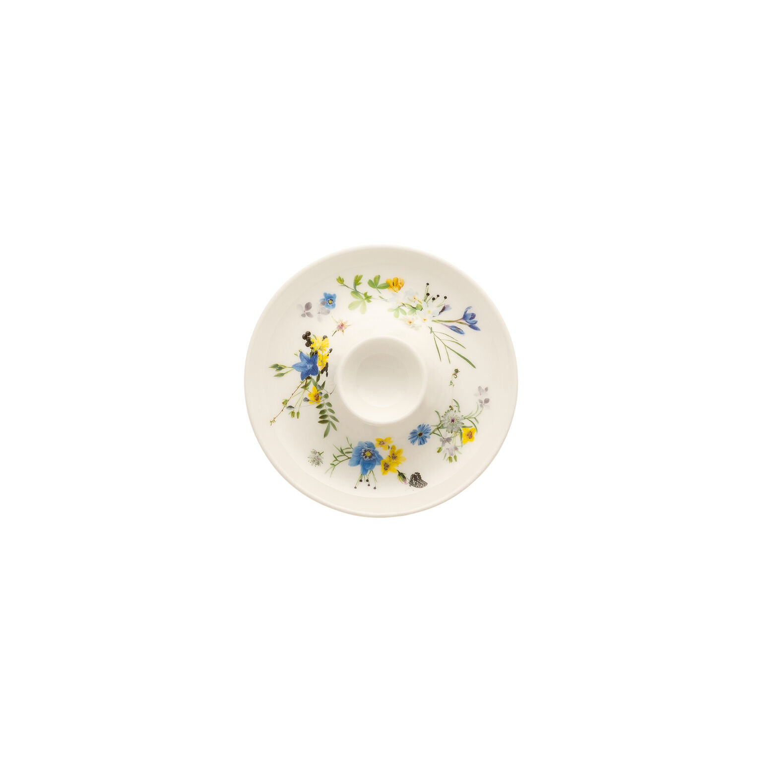 Brillance Bone China Fleurs des Alpes Eierbecher mit Ablage