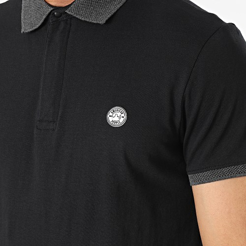 Polo Manches Courtes Papou Noir