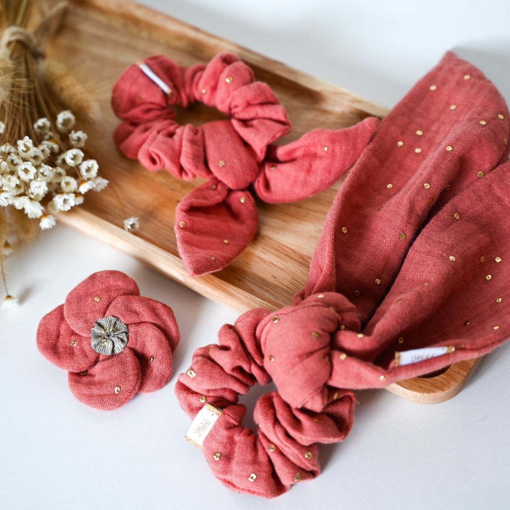 Foulchie Court Gaze Pois Or Rose Blush