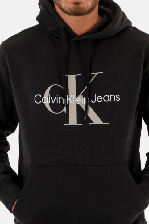 Sweat calvin klein jeans seasonal monologo 0gr ck black/porpoise