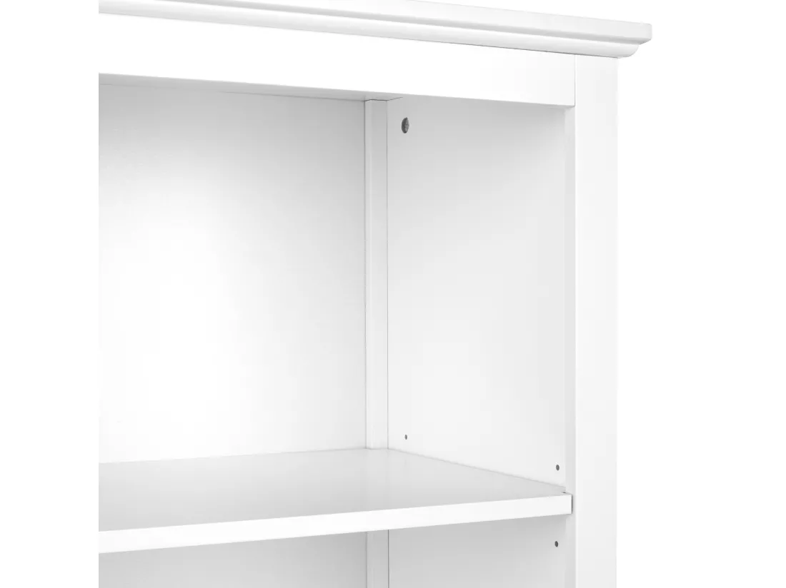 Vitrine en verre LUSBY 75 cm Blanc