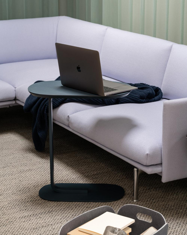 Muuto Relate Bijzettafel 60.5 Black
