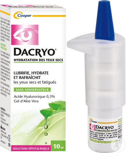 Dacryo Hydratation Des Yeux Secs Solution Ophtalmologique Yeux Secs Et Fatigués 10ml