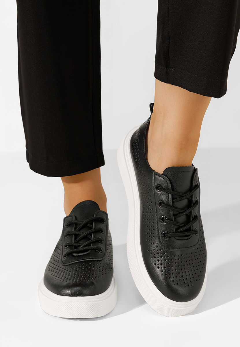 Chaussures casual femme noirs Cynthei