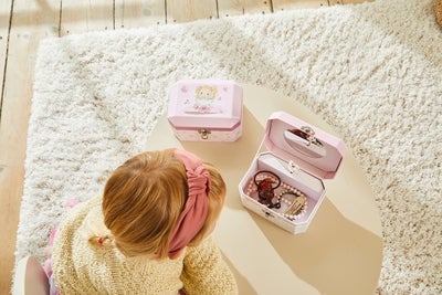 Barbo Toys Smykkeskrin med Spilledåse Enhjørning Lillie & Ellie
