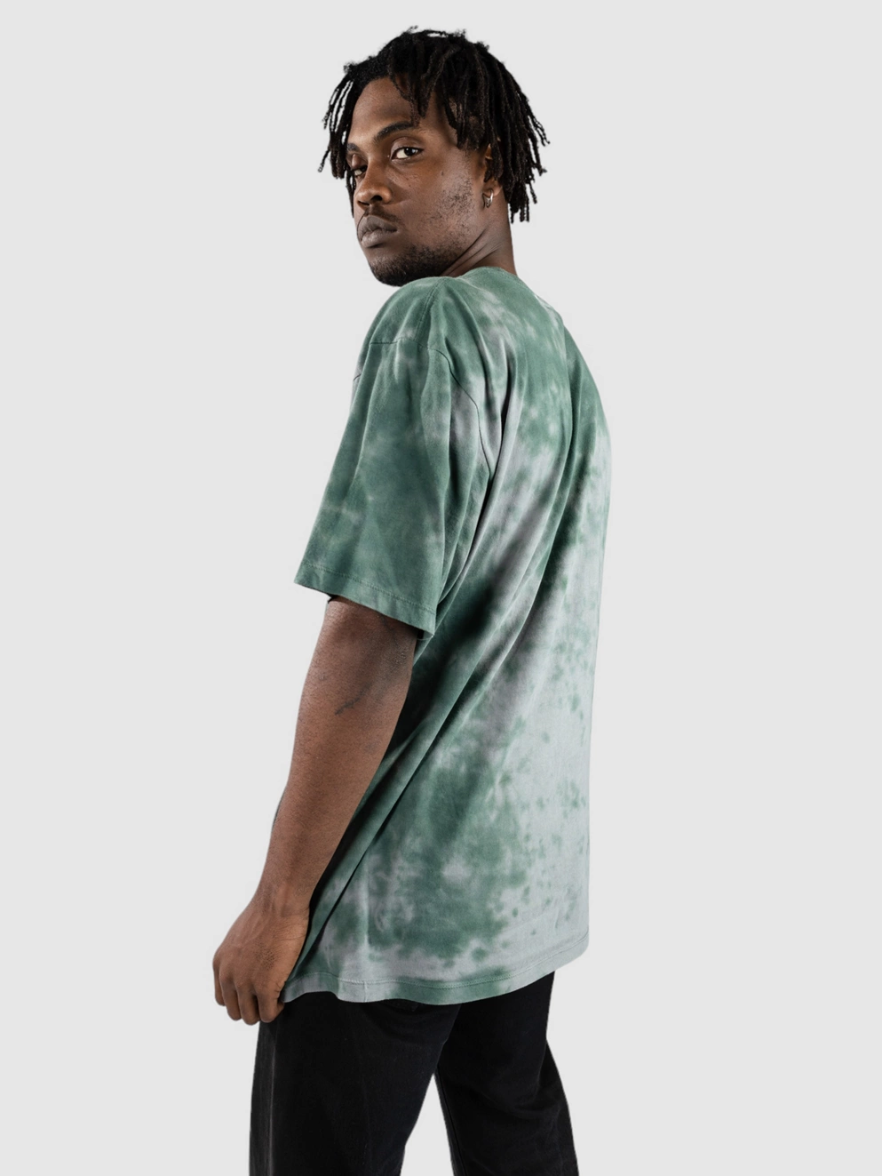 RIPNDIP Lord Nermal Pocket T-Shirt green lightning wash