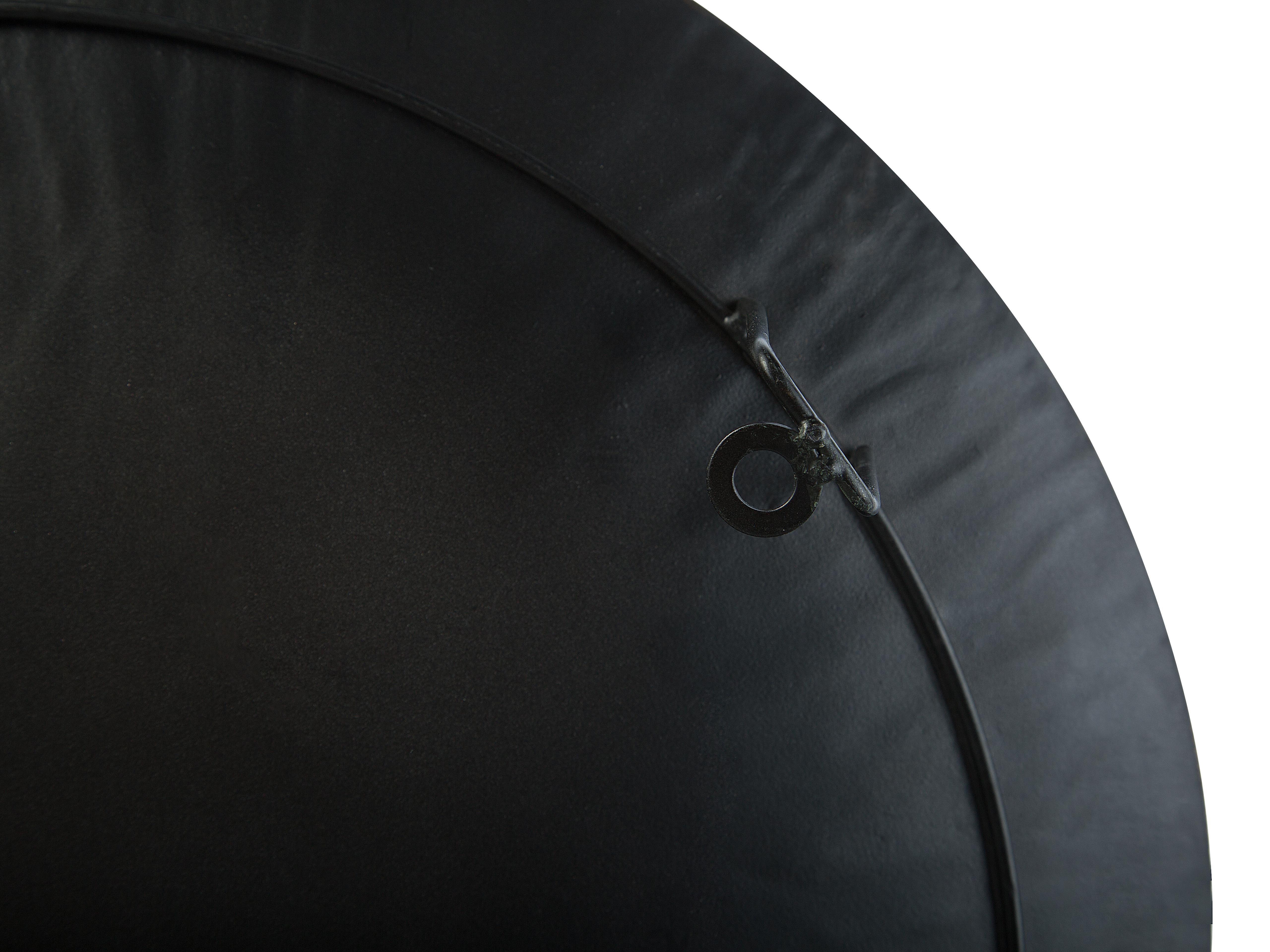 Wanddecoratie RUBIDIUM Metaal 49 cm Zwart