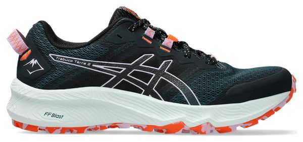 Chaussures Trail Asics Trabuco Terra 2 Vert/Rose Femme
