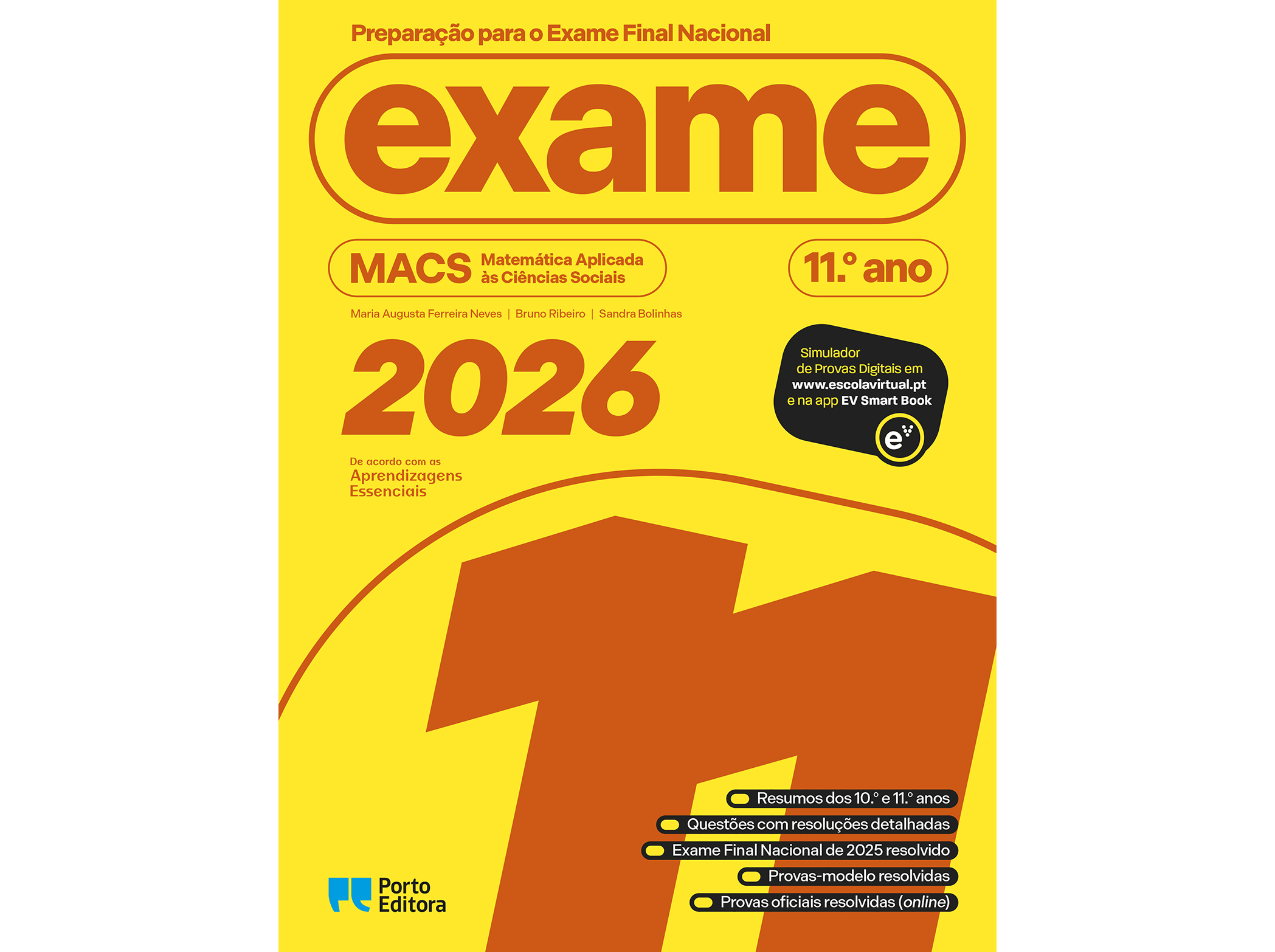 LIVRO PREPARAÇÃO PARA O EXAME FINAL NACIONAL 2026 - MACS 11