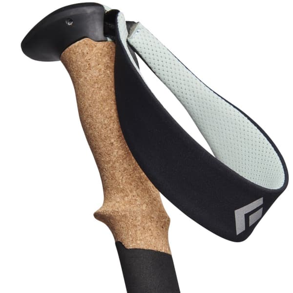 Bâton de randonnée BLACK DIAMOND PURSUIT SHOCK TREKKING POLES STEEL STEEL GREY-FOAM GREEN