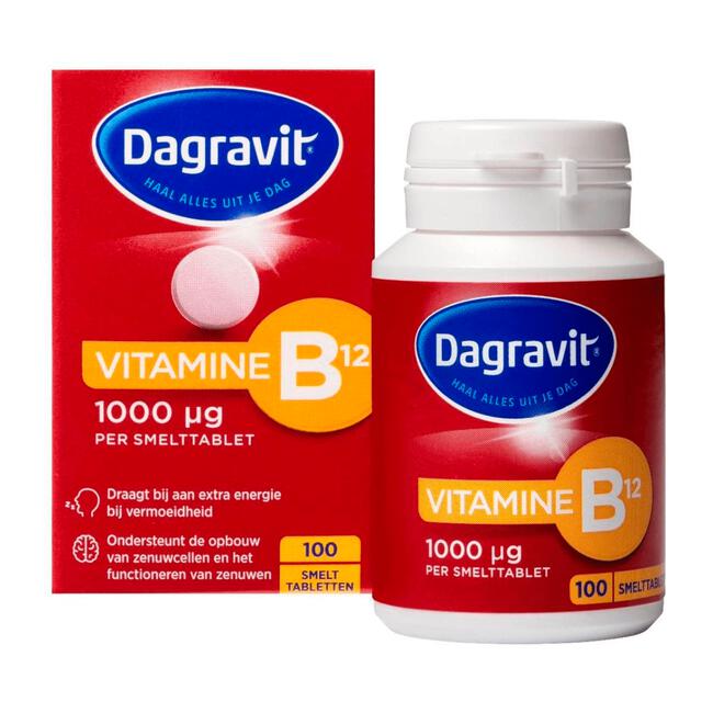 Dagravit Vitamine B12 1000μg100 smelttabletten