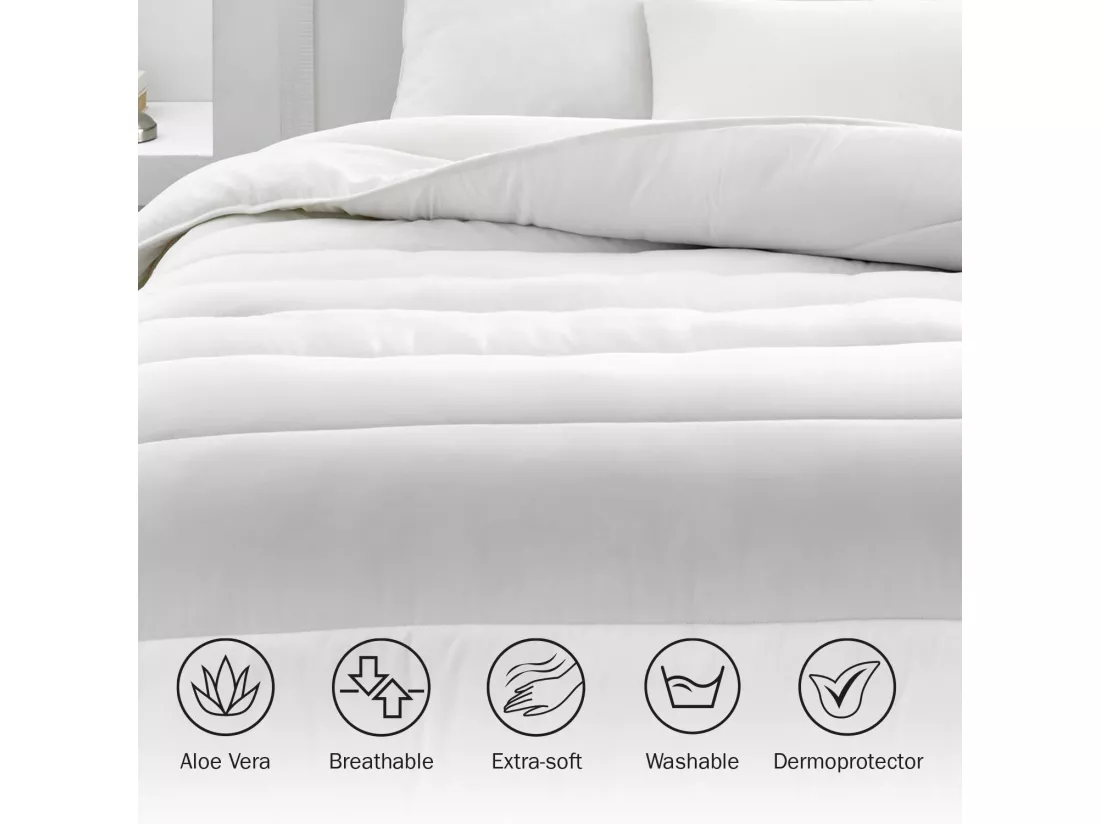 Couette en fibres d'Aloe Vera 500gr pour l'hiver