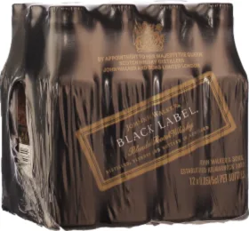 JOHNNIE WALKER BLACK LABEL MINIATUREN 12X5CL