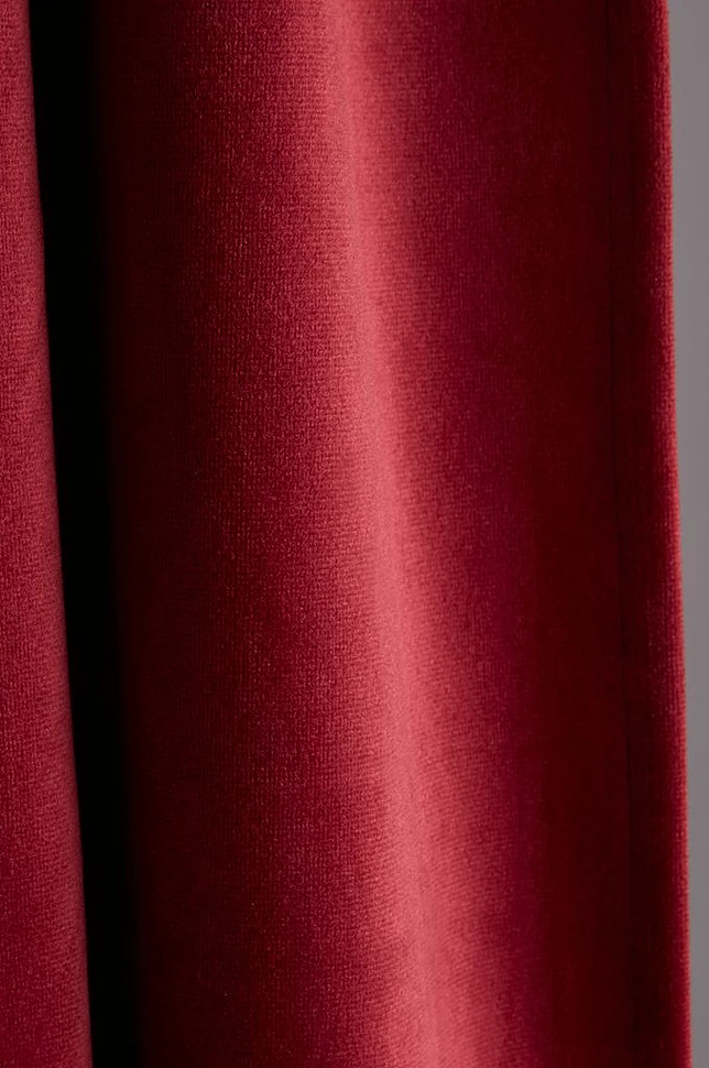 SAVANNAH gardin med maljer i fløyel 1-lengde