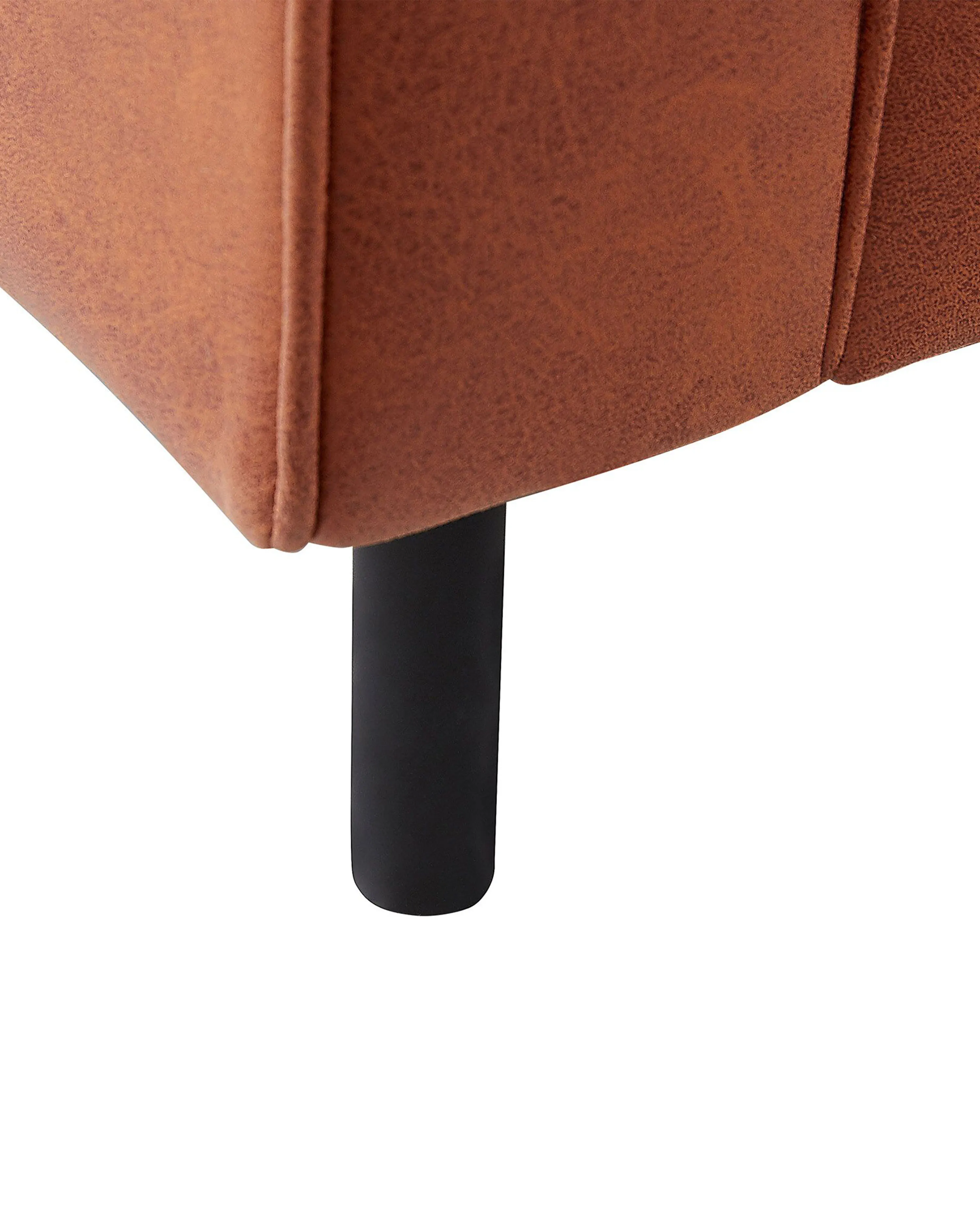 Fauteuil SAVALEN Kunstleer Goudbruin