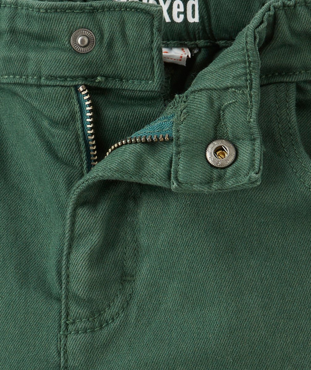 PANTALON RELAXED GARÇON EN VISCOSE RESPONSABLE VERT