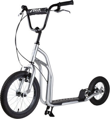 STIGA Air Scooter Sparkesykkel 16 tommer, Sølv