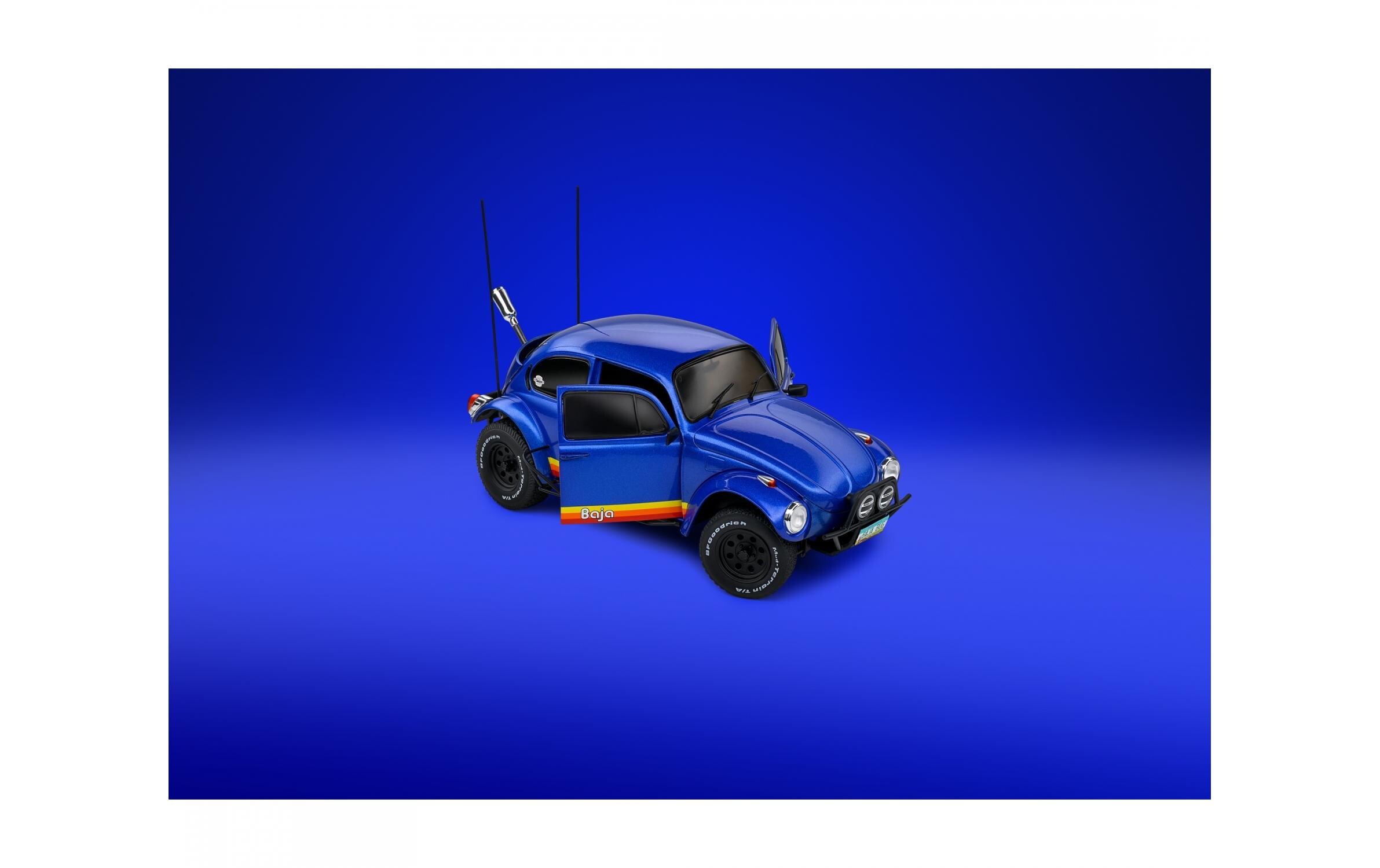 VW Beetle Baja Blau Metallic, 1:18Detailgetreues Modellauto für Sammler im Massstab 1:18