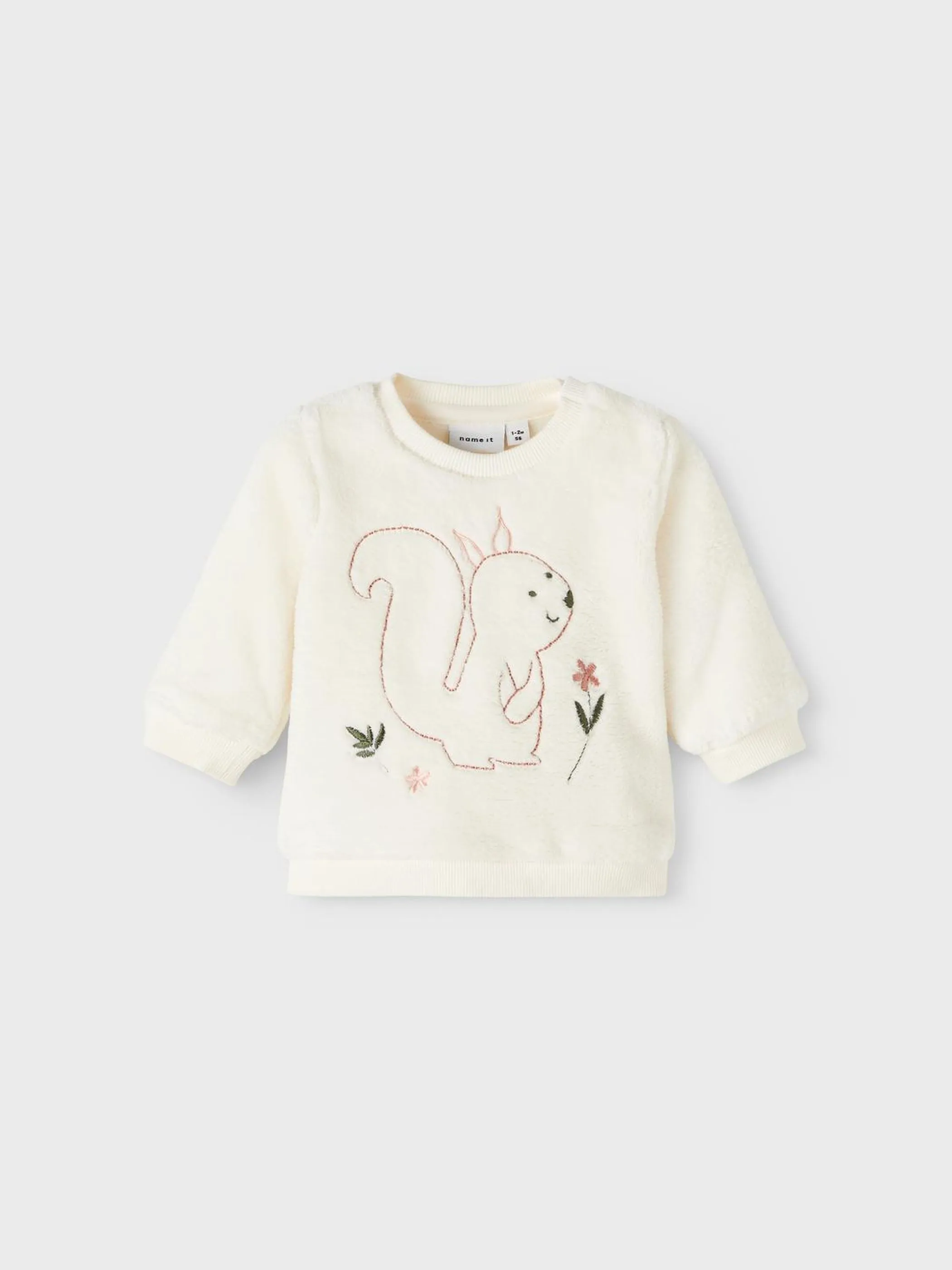 Baby Pullover aus Teddystoff