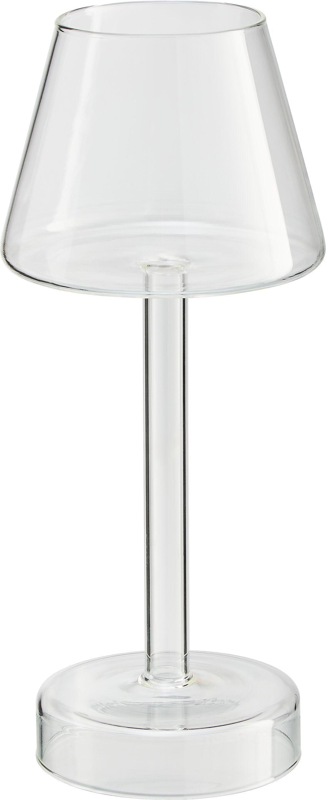 SOLEA Windlicht - Transparent / H: 25.5 cm