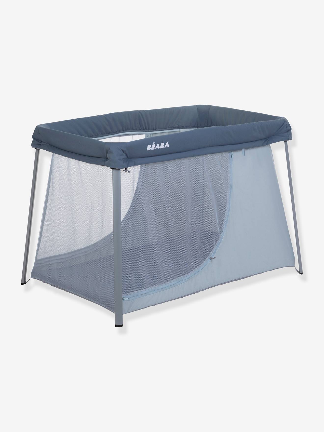 Cama dobrável 3 em 1 BEABA Eazy Sleep, cinza