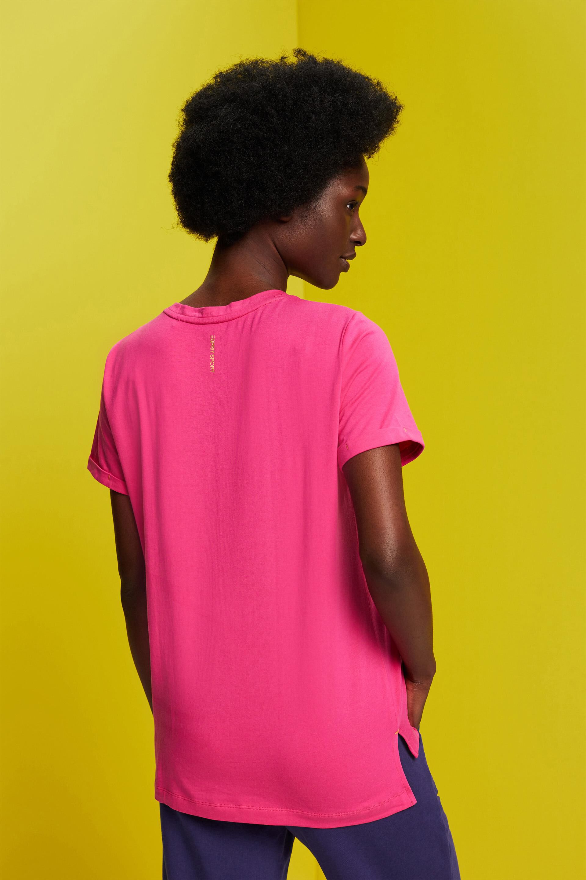 T-shirt en coton d’allure sportive