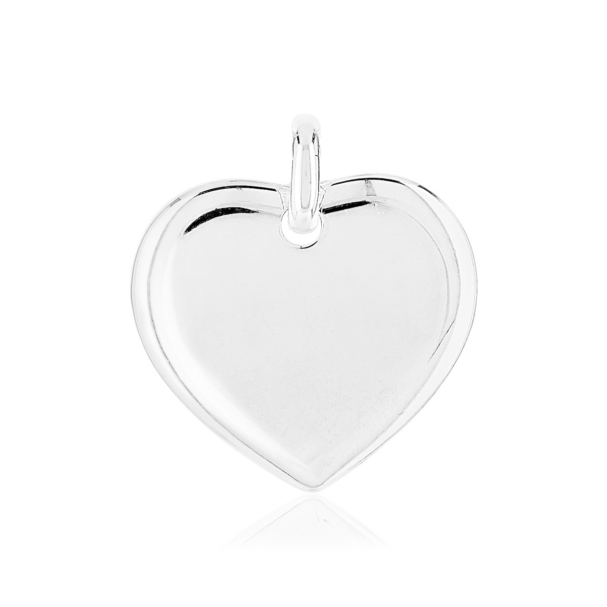 Pendentif argent 925 coeur personnalisable