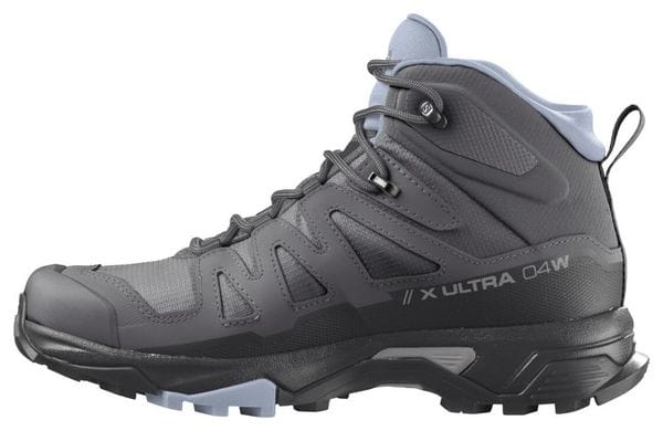 Chaussures de Randonnée Salomon X Ultra 4 Mid GTX Gris/Bleu Femme
