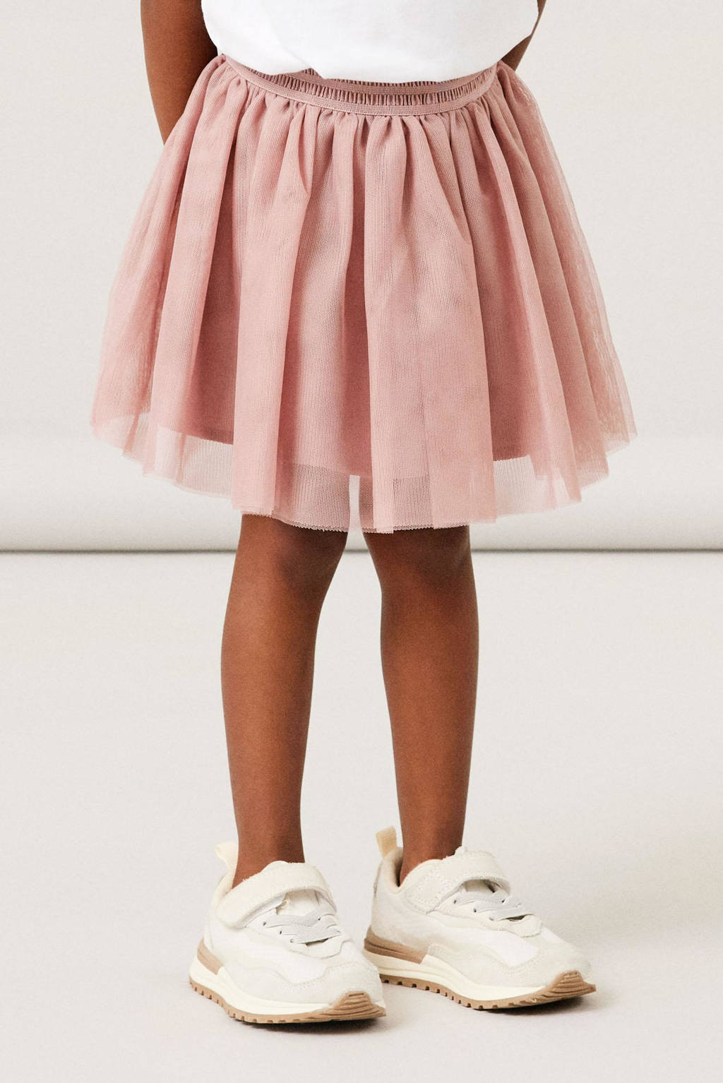NAME IT rok NMFNUTULLE van polyester oudroze