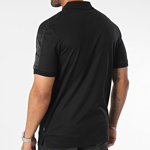 Polo Manches Courtes A Bandes Parlay 189 50494073 Noir