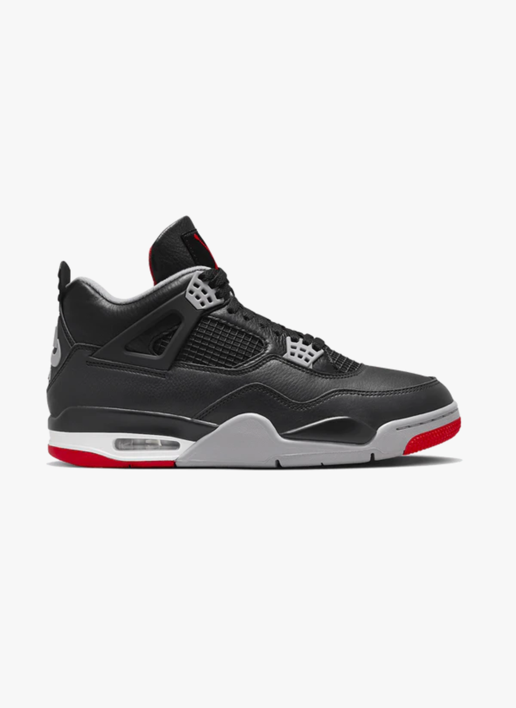 AIR JORDAN 4 - Basket basses en cuir | Noir
