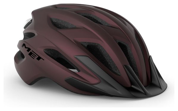Casque MET Crossover Mips Burgundy Mat