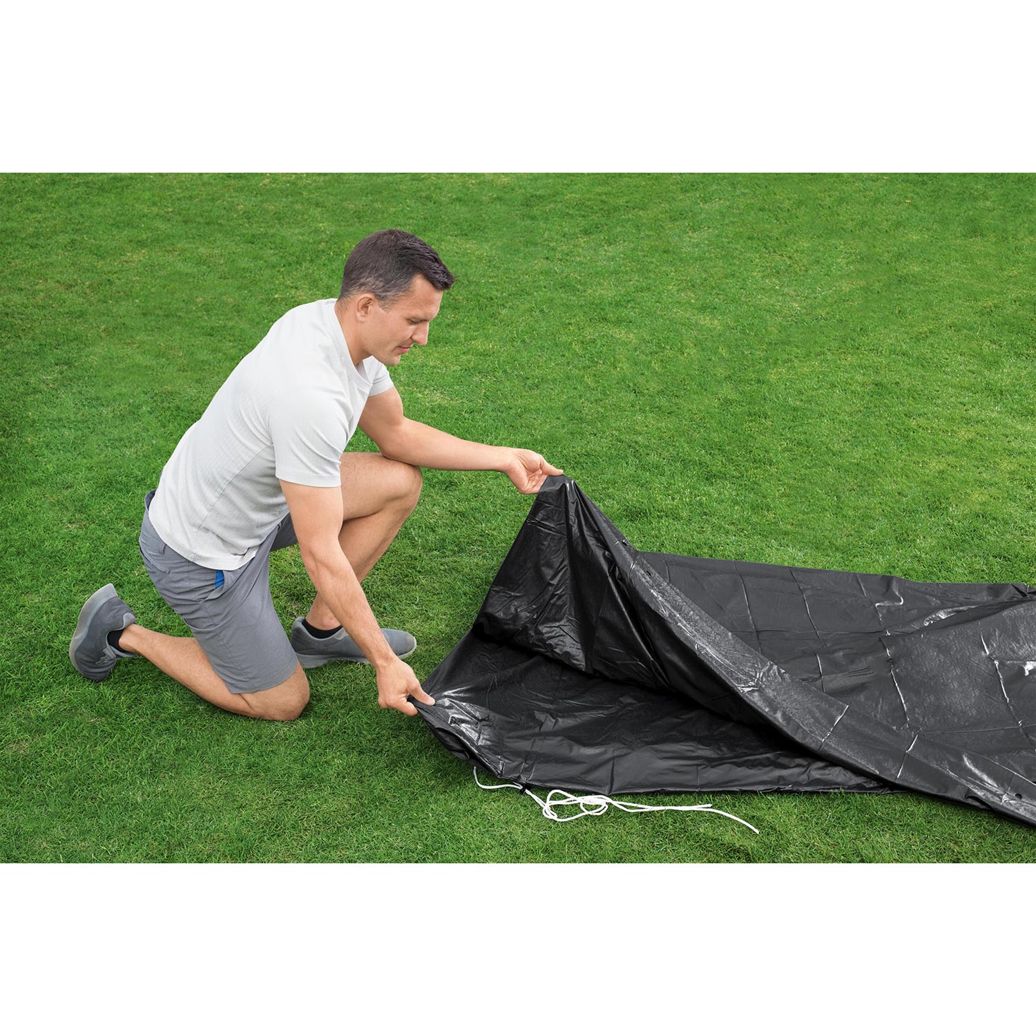 Bestway Flowclear 396 cm zwembad afdekhoes