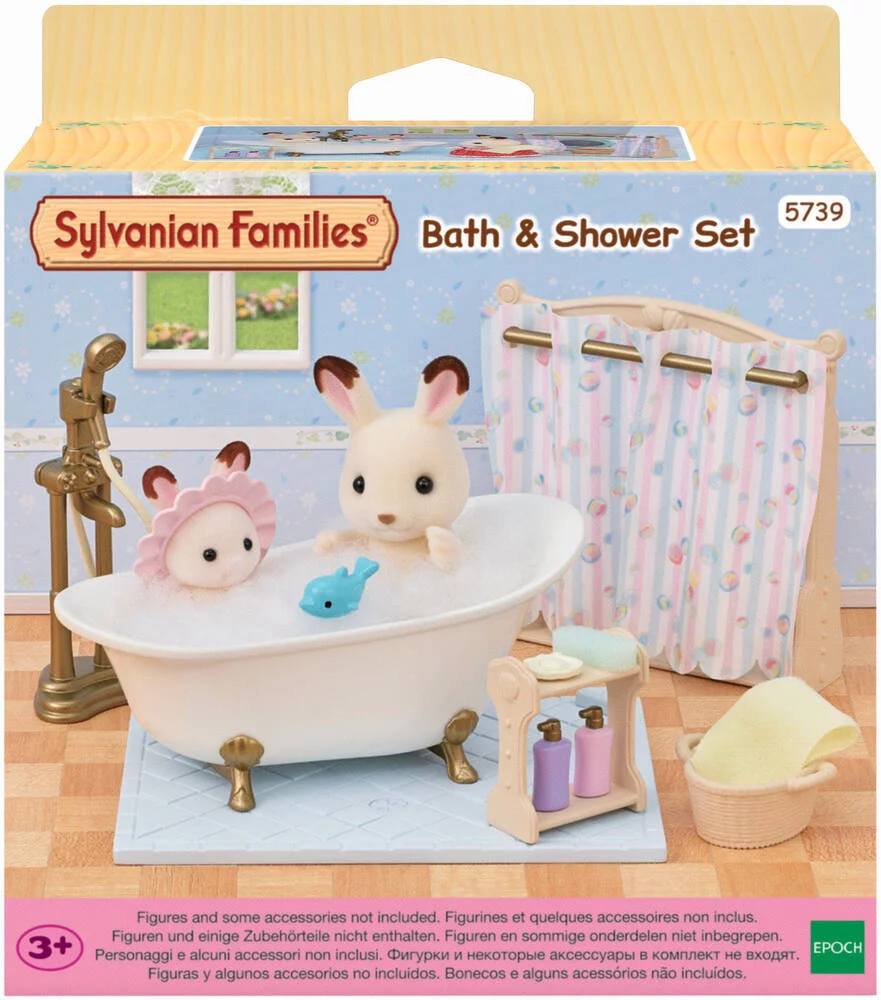 LE SET BAIGNOIRE ET DOUCHE - SYLVANIAN MEUBLES ET ACCESSOIRES