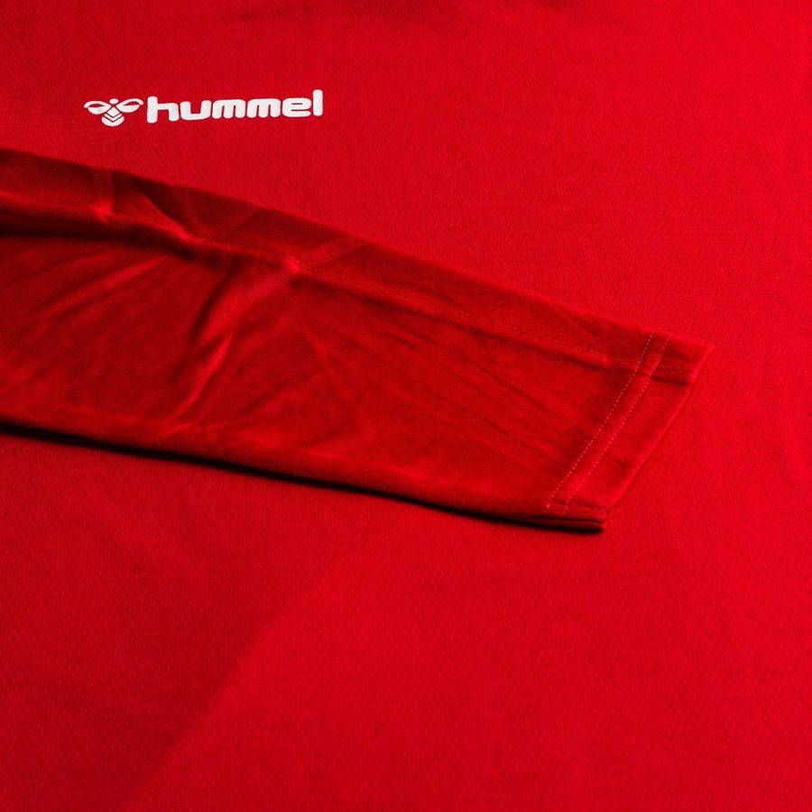 Hummel Maillot Authentic Poly - Rouge/Blanc