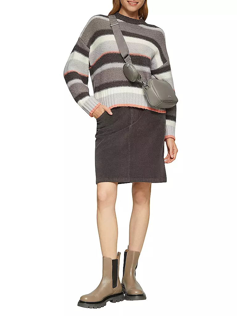 S.OLIVER Strickpullover schwarz