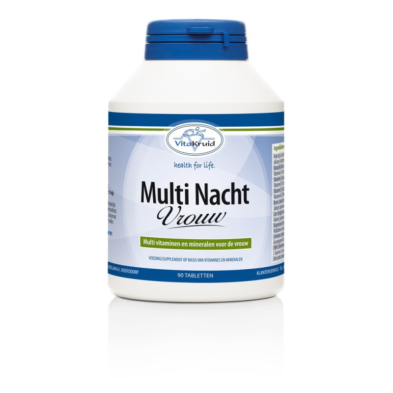 Vitakruid Multivitamine Nacht Vrouw 90 tabletten