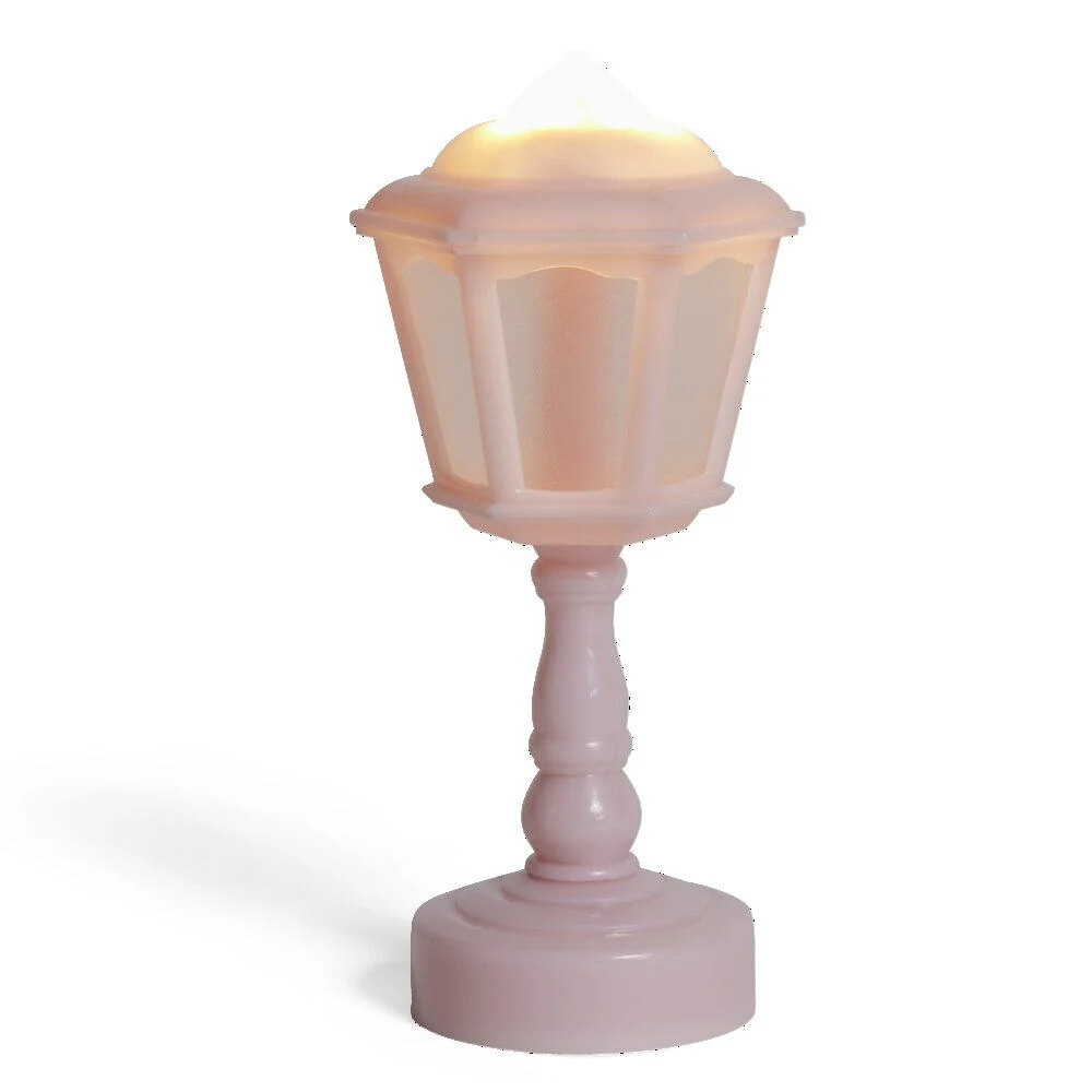 Mini lampe LED de bureau forme lampadaire Ø6xH14cm - 4 coloris