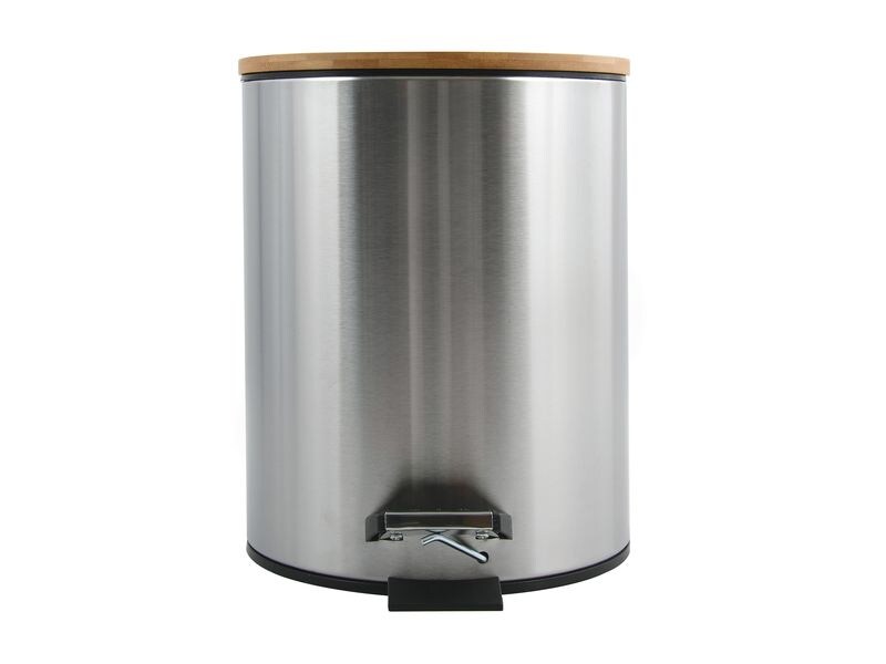 spirella Treteimer Adonis 3 l, Beige/Grau/Silber Treteimer mit Pedal