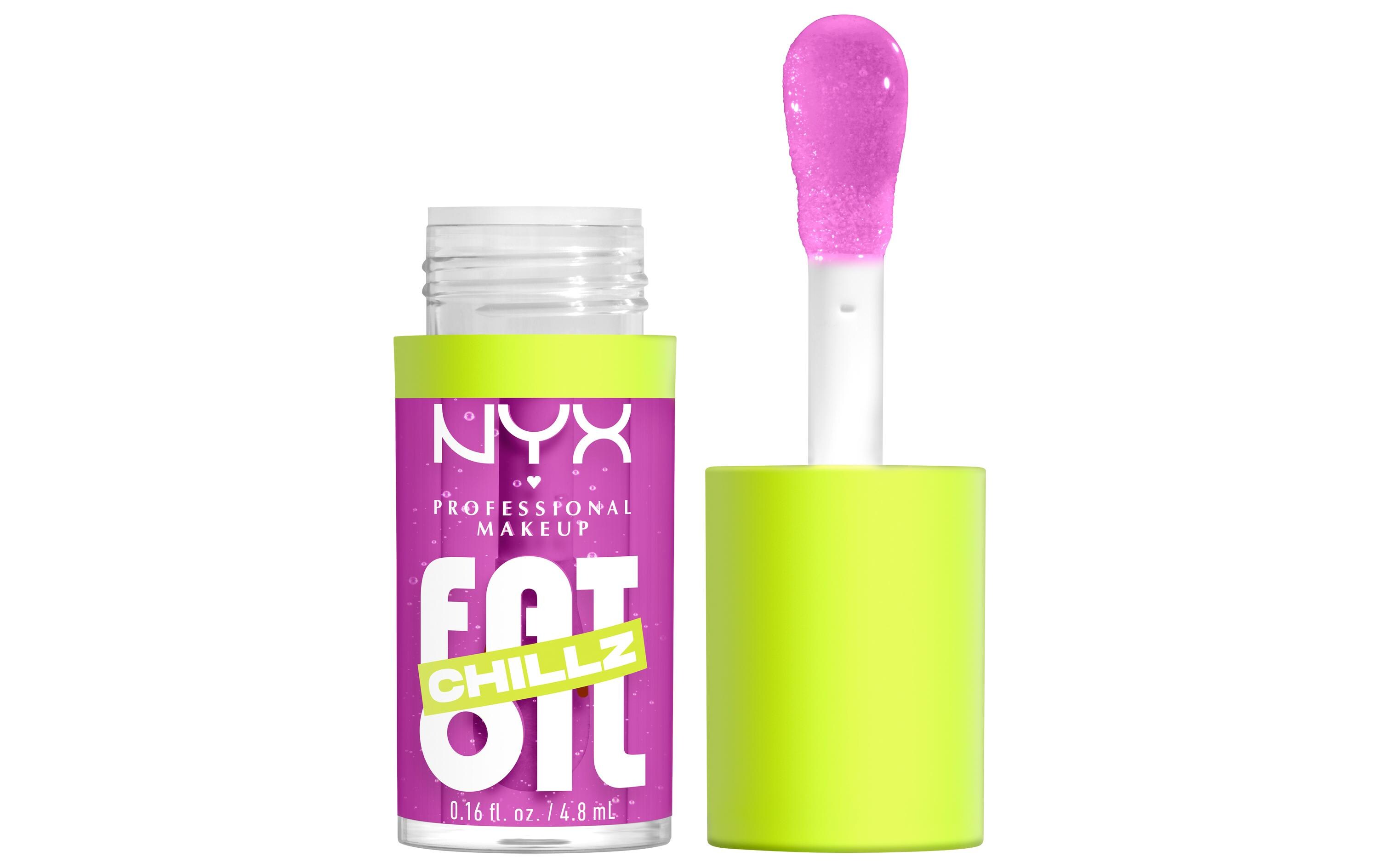 Lip Gloss Fat Oil Chillz Strawberry SlushVeganer Lip Gloss für 12 Stunden volle und gepflegte Lippen