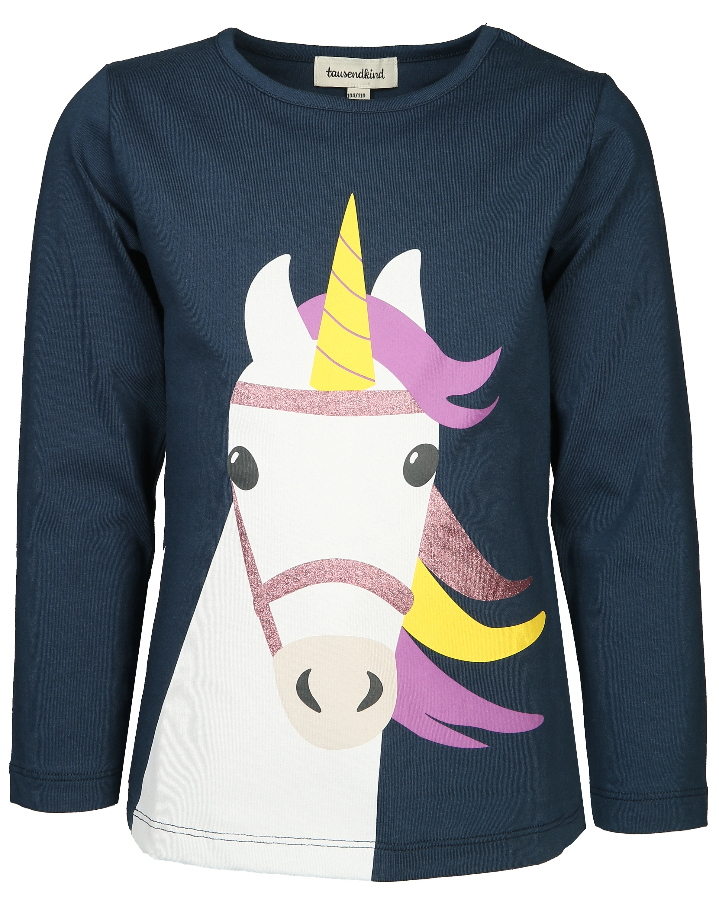 Langarmshirt UNICORN in dunkelblau