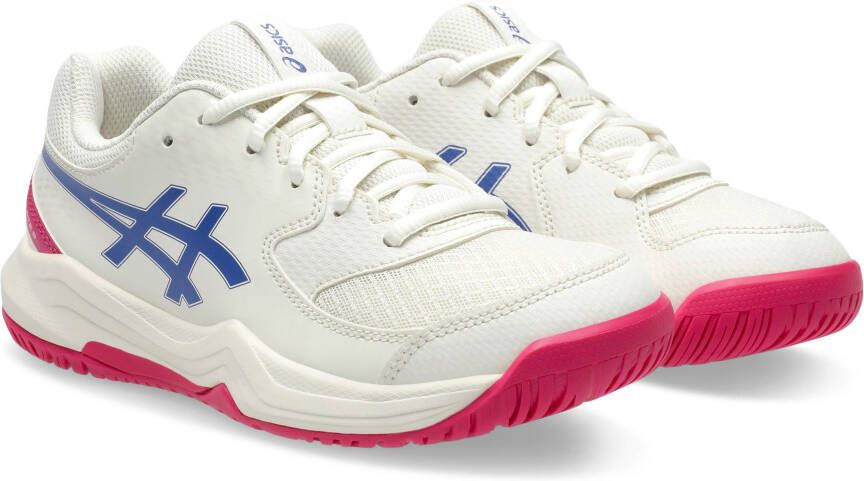 ASICS Gel-dedicate 8 tennisschoenen wit kobaltblauw fuchsia