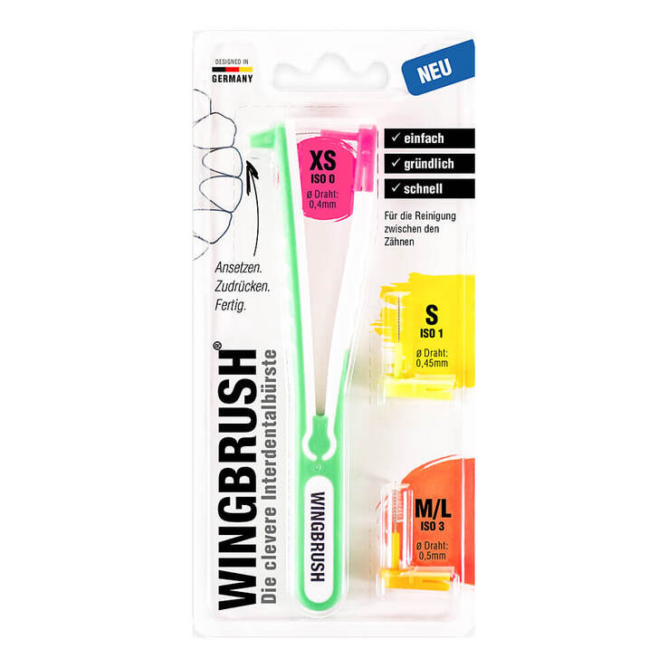 Wingbrush Starter-Set Interdentalbürste 3 Bürsten, 1 St